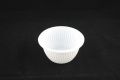 50pcs of Plastic Disposable White Small Round Bowl (BX-B3) - [Flat & Dome Lid Optional]. 