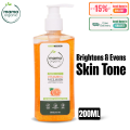 Mama Organic Vitamin C Face Wash For Bright & Radiant Skin With Vitamin C & Lemon ( Gel Base ) - 200ml. 