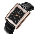 Men Leather Watches Clock Men Watches Square Watch. 