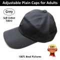 Cotton Caps New Fashion P Caps for Men Baseball Caps for Outdoor Sun Hats with Curved Visor With Adjustable Strap in Black Blue Grey Colors. 