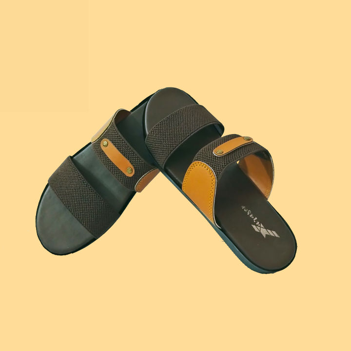 Slippers For Men's Boys Light Weight House Slippers Leather