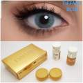 Dahab Eye Contact Lens - Tiffany Blue With complete Kit. 