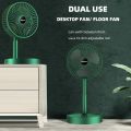 Powerful Rechargeable Table Fan with Height and 3 speed Adjustable Folding Telescopic Table Fan, Table Fans, Table Fan for Office Desk, Table Fan for Home,kitchen. 