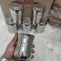 6 Pcs Heavy Stainless Steel Water Glass 350ml. 