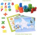 250 Piece Puzzle Block Children Kids Multi-Function Educational Toy Colorful Wooden Brain Training Geometry Intelligence Puzzle Jigsaw Puzzle. 