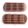 Glass bottle ice cube tray Easy-to-use 15-cavity Flexible silicone Silicone mold Easy to clean -shaped Chocolate candy for. 