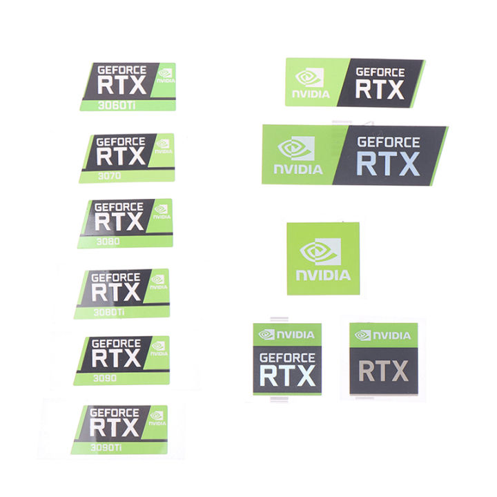 RTX 3090ti 3080ti 3070 3060 desktop sticker laptop graphics card label Creek