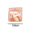 DR BEI Beverage Stickers Self-adhesive Cartoon Potato Chips Shape Stickers. 
