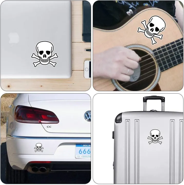 dealzEpic%20-%20Die%20Cut%20Skull%20and%20Crossbones%20Sign%20Symbol%20-%20Self%20Adhesive%20Peel%20and%20Stick%20Vinyl%20Decal/Cool%20Laptop%20Sticker%20-%203.94%20x%203.94%20inches%20%7C%20Pack%20of%204%20Pcs%20-%20Image%206