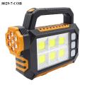 Genuine Big Size Portable COB LED Solar Flashlight Rechargeable Outdoor Camping Lanterns Lamp Power Bank Solar Torch Powerful Work Light. 