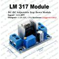 LM317 lm 317 DC-DC Adjustable Linear Voltage Regulator Step Down mini Module. 
