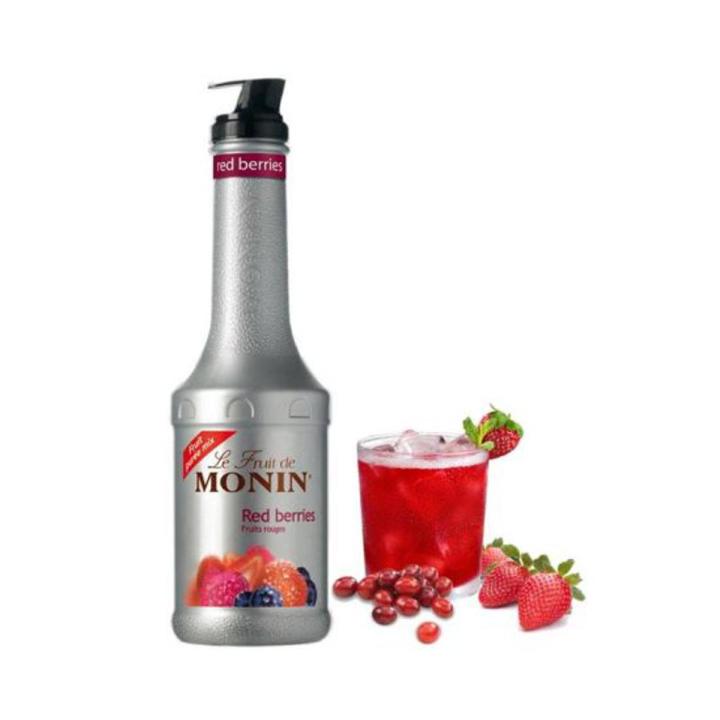 Monin Red Berries Puree (1 Litre) (𝐢𝐦𝐩𝐨𝐫𝐭𝐞𝐝 & 𝐨𝐫𝐢𝐠𝐧𝐚𝐥)
