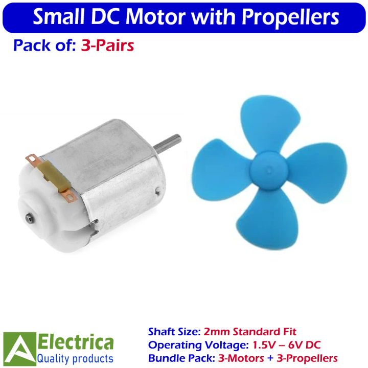 3pcs%20Small%20DC%20Motor%20with%202mm%20Shaft%20+%203pcs%20Propellers%20for%20DIY,%20Toys,%20Arduino%20&%20Robotics%20Projects%20by%20Electrica%20-%20Image%204