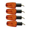 Pack of 4 Full flexible bike indicator unbreakable flasher DSLR design NEW MODEL indicator special Quality flexible. 