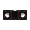 E-SONIC Mini USB Laptop Speakers Wired Laptop Speakers 2.0 Channel Small Computer Desktop Speakers Desktop Speakers for PC. 