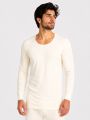 Hinz Men’s Plain Thermal Top – Poly Woolen Full Sleeve Warmer Shirt for Winter. 