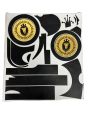 Full Engine Sticker Kit For 70 Motorcycle Sticker For 70 Bike Black and Golden. 