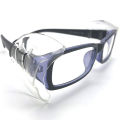 8 Pairs Safety Eye Glasses Side Shields, Slip on Clear Side Shield for Safety Glasses- Fits Most Eyeglasses(M-L). 
