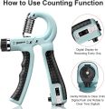 Histro Pack of 2 Hand Grip Strengthener counting Adjustable Resistance 10-130 Lbs Forearm 5 to 60kgs Hand Grip Strengthener Adjustable Resistance 22-130 Lbs (10-60kg) - Fitness Equipment Spring Loaded for Muscle Recovery Hand Gripper Trainer, Exerciser,. 