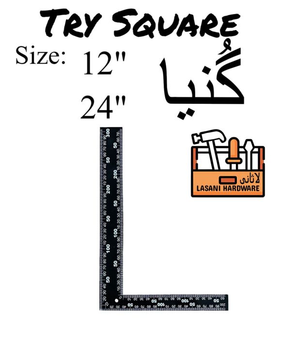 Try Square Measuring Scale steel scale | Daraz.pk