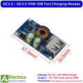 6-32V to 5V QC2.0 / QC3.0 24W USB Fast Quick Charger Module, DC-DC Step-Down Converter for Apple, Huawei FCP, Samsung AFC & DIY Electronics by Electrica. 