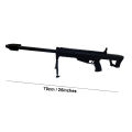 Manual Reload Gel Blaster Sniper Toy Gun – 26-Inch Toy for Boys – Shoots Water-Absorbent Balls – Black. 