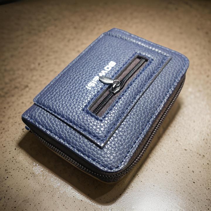 Boweisi%20Genuine%C2%A0Men's%20Leather%20Card%20Holder%20Storage%20Bags%20Blocking%20Zipper%20Thin%20Pocket%20-%20Image%203