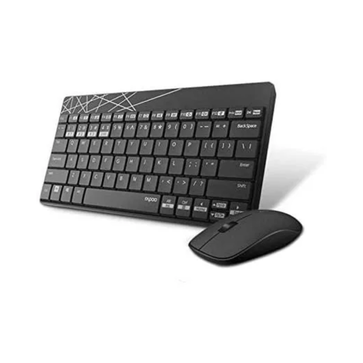 RAPOO 8000M MINI BLUETOOTH WIRELESS COMBO KEYBOARD + MOUSE (With 01 Year Warranty)