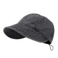 Summer Bucket Hat Women Washed Cowboy Fisherman Cap Portable Wide Brim Sun Hats Korean Makeup-free Visors Adjustable Simple Caps. 