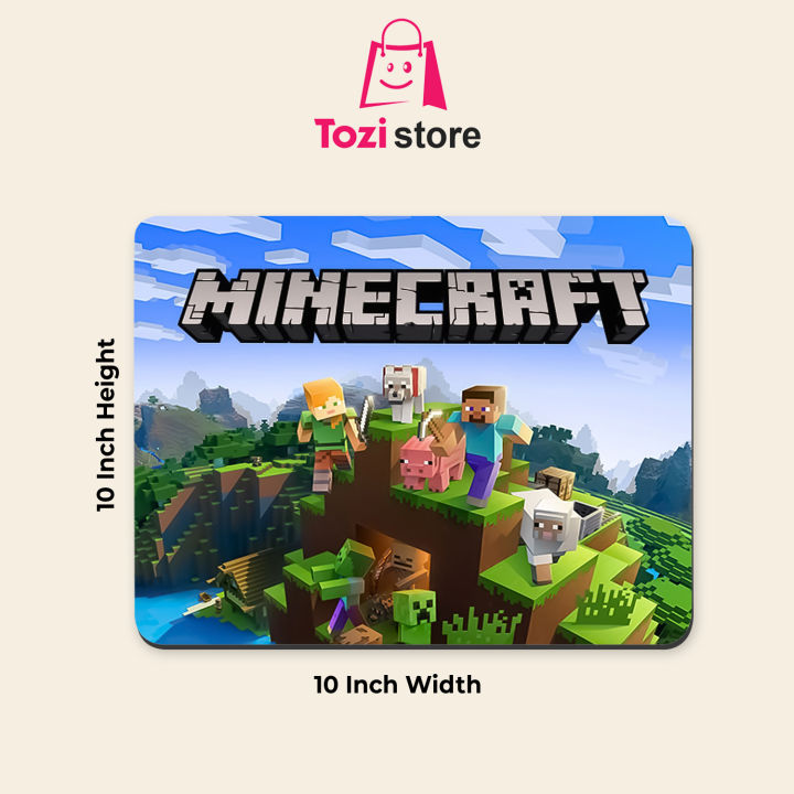 Minecraft%20Gaming%20Mouse%20Pad%20Premium%20%208"%20x%206.5%20%20Thick%20Non-Slip%20Rubber%20Base,%20Smooth%20Cloth%20Surface%20for%20Precision%20Control%20-%20Tozistore%20-%20Image%204