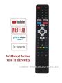 EcoStar Smart Android LED TV Remote Without Voice Commands  with Netflix & YouTube & Prime Video & Google play Button. 