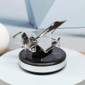 Solar Powered Aeroplane Jet Car Aroma Diffuser Air Freshener With Refill Perfume. 