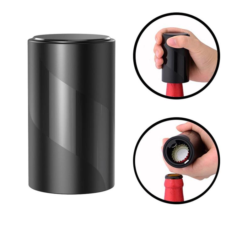 Automatic Magnetic  Bottle Opener Push Down  Opener Portable Bar tools Lonni