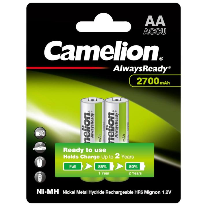 Camelion rechargeable batteries AA 2 Batteries - 2700 mAh AR