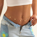 ECHIDNA Body Chains Bright Luster Multilayer Tassels Waist Belly Chain. 