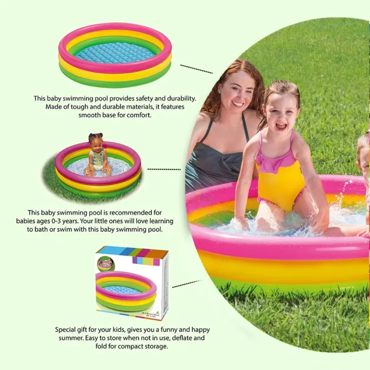 Baby%20Pool%20Intex%20Inflatable%20Rainbow%20Baby%20Swimming%20Pool%20Baby%20Bath%20Tub%203%20Rings%20Sunset%20Glow%20Baby%20Pool%20Colorful%202ft%20Swimming%20Pool%20-%20Image%206