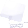 TV Antennas Indoor, TechCode Professional 80 Miles Signal Amplífiér HD Digital TV Antenna 25dB Support 4K 1080p TV Home High Power HD TV Amplífiér Signal Bòóstér TV Adáptér. 