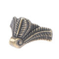 4 Antique Brass Jewelry Chest Wood Case Box Feet Leg Corner Protector Screws Sunlight Super Store. 