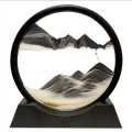 3D Moving Sand ART Lamp , Flowing Sand Painting NightLight ,Table Lamp, Sand Mountain Lamp , Sandscape ainting ,. 