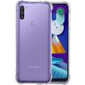 Samsung Galaxy M11 Back Cover Case | Shockproof Soft TPU Case | Cushioned Edges for Ultimate Protection (Transparent). 
