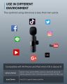 Original K9 Dual Wireless Microphone with Noise Cancellation, Latest Bluetooth Wireless Mic For Android, Type C , For Live Streaming, Vlogging, Recording, Interviews, Game Collar Mic. 