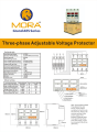 MORA 3PHASE 63A UNDER OVER VOLTAGE AND CURRENT PROTECTOR. 