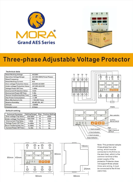 MORA%203PHASE%2063A%20UNDER%20OVER%20VOLTAGE%20AND%20CURRENT%20PROTECTOR%20-%20Image%203