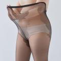 Plus Size Core Silk Butterfly Crotch High Waist Butt Bikini Pantyhose Anti Hook Tights For Women. 