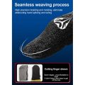 10PCS Gaming Finger Superconducting Electric Fibre 28 Knitted Sleeve Breathable Fingertips for PUBG Mobile Games. 