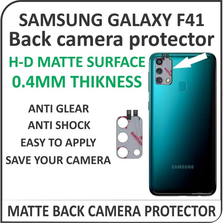Samsung Galaxy F-41 Matte Back Camera Protector