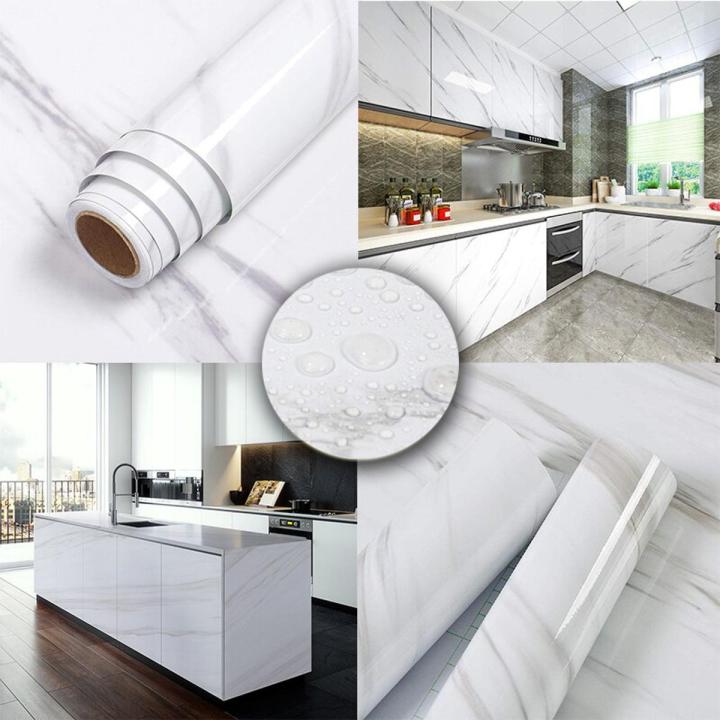 Top Quality Waterproof Marble Wallpaper Sticker Self-adhesive Pvc Vinyl Pink White Black Marble Wall Paper Peel and Stick Contact Paper