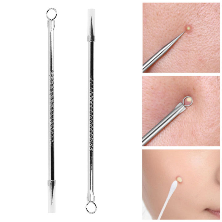 (3%20pcs)%20Blackhead%20Remover%20Stainless%20Steel%20Stick%20Pin%20Needle%20Extractor%20Acne%20Pimple%20Removing%20&%20Cleaning%20Tool%20-%20Image%202