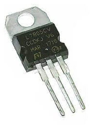 Pack of 5 - 5 Pcs 7805 5V Fixed Voltage Regulator IC - Original and Genuine L7805CV Transistor