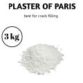 3 kg Plaster Of Paris (Gypsum Powder) for crack filling & tiles, paint Repairing. 